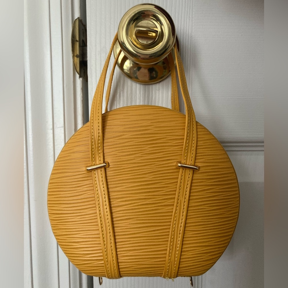 Tess Loriani Yellow Mini Bag with Circular Design